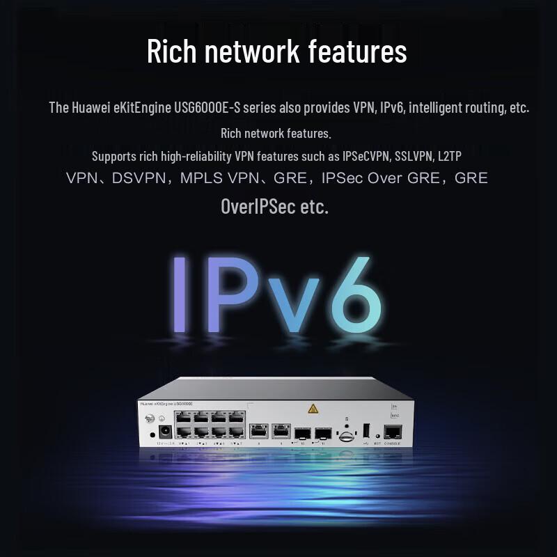 Huawei USG6000E-S13-AC Enterprise Firewall