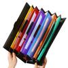 Zhanma Rainbow PP Expanding Hanging Box File Folder Colorful Wall Storage for Office & School Use