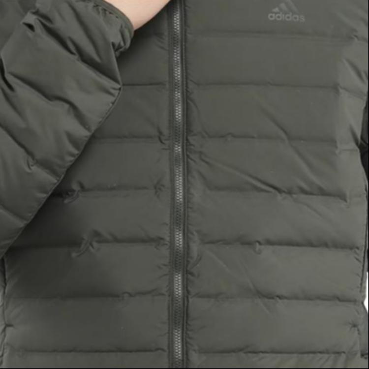adidas Мужская пуховая куртка Legend Темно-землистый коричневый DZ1424