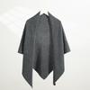 Women's High-End 100% Wool Cheongsam Shawl: Warm Sleeveless Cardigan & Versatile Triangle Scarf for Spring, Autumn, Winter