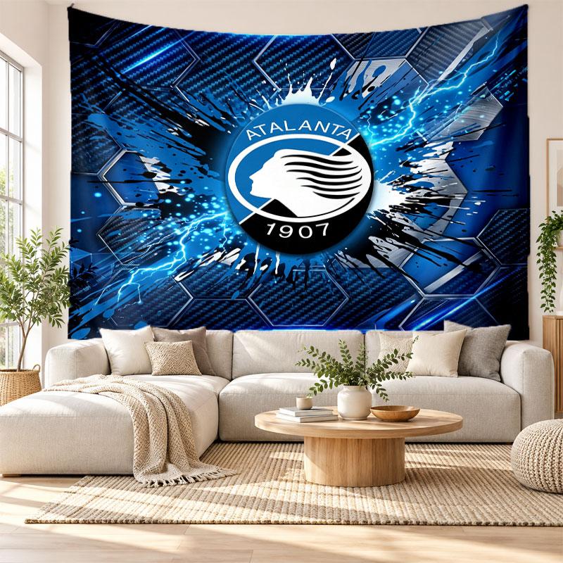 Atalanta FC Wall Tapestry, Soft Fabric Wall Hanging, Decorative Backdrop For Bedroom Home Wall Art