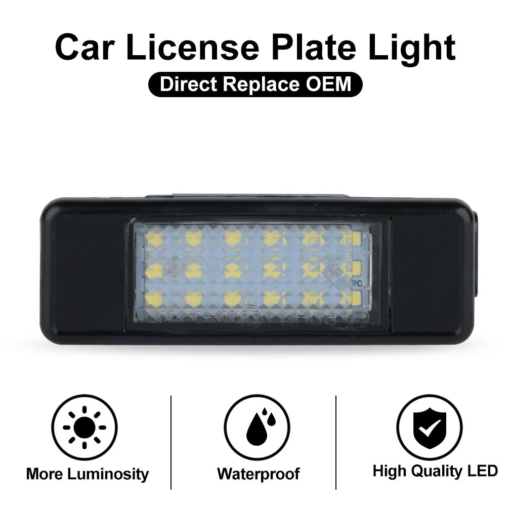 2 шт. Canbus светодиодный номерной знак лампы для Peugeot 106 1007 207 307 406 407 508 для Citroen C2 C3 C5 C6 C8 авто лампа