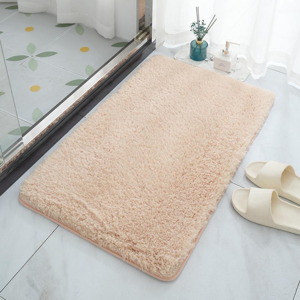 Утолщенный коврик для ванной комнаты из кашемира, нескользящие ковры для ванной, коврик для пола в ванной, коврик для двери в душевую, пена с эффектом памяти, 3D-подкладка