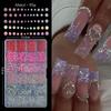 Bowknot Flower 3D Acrylic Nail Charms Sweet DIY Manicure Tools Nail Parts Kits  for Nail Art