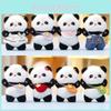 Plush Panda Toy With Soft Short Plush For Kids And Collectors