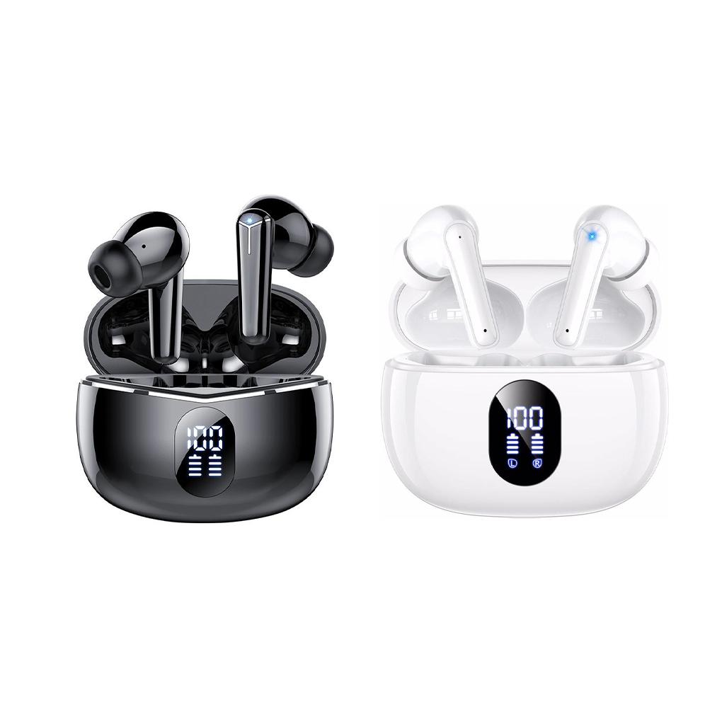 Bluetooth Earphone With LED Display And 48-Hour Playback Time Wireless Bluetooth Headset
