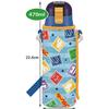 Skater Children's Stainless Steel Water Bottle, Direct Drinking, 470ml, Plarail, Child-friendly, Lightweight Type, Boys, Comes with Exclusive Cover, F