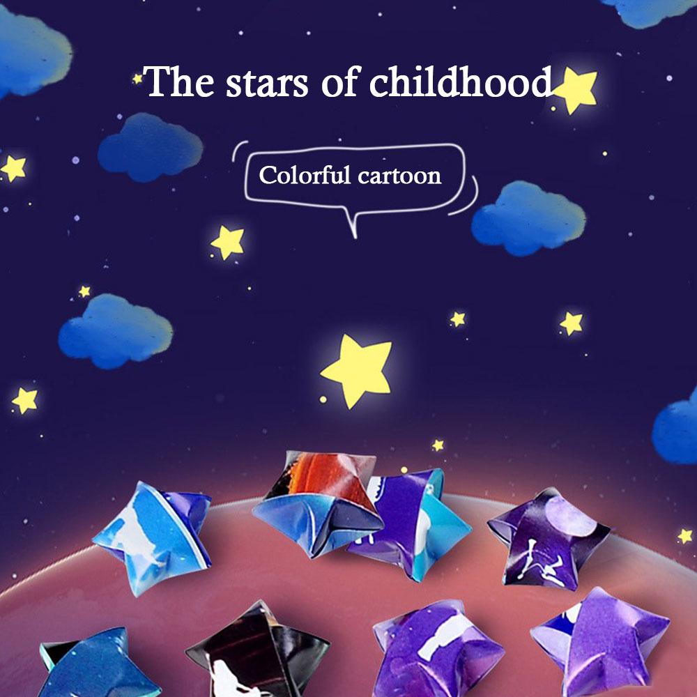 Детский Разноцветный Домашний Декор Наилучшие Пожелания DIY Поделки Скрапбукинг Оригами Полоски Бумаги для Складывания Звезд