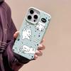 Чехол для телефона iPhone 11 13, чехол для iPhone 12 14 15 16 Pro Max 12 Pro 15 Plus, кожаный, окрашенный, водонепроницаемый, устойчивый к падениям и износу, мультяшный