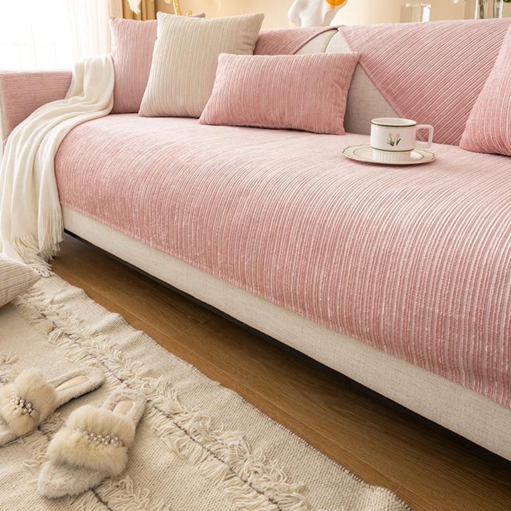 Скандинавская премиальная шенилловая подушка для дивана 2024 новая универсальная накидка на диван для четырех сезонов подушка для сиденья нескользящая накидка ткань полотенце