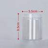 Clear Empty Packing Bottle Circular Storage Bucket Plastic Food Jar