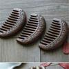 Массажная расческа для здоровья из сандалового дерева, двухсторонняя резная расческа