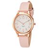 Fieldwork Women's Analog Casual Watch, Juvia, Waterproof, Leather Strap, White Dial, Pink, ST257-3