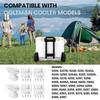 Cooler Replacement Parts Set With Standard Drain Plug Assembly(1" Shaft), Cooler Plastic Hinge Set