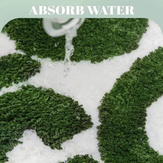 Коврик для ванной, противоскользящий коврик для ванной комнаты, супермягкий водопоглощающий ультратолстый коврик для стирки