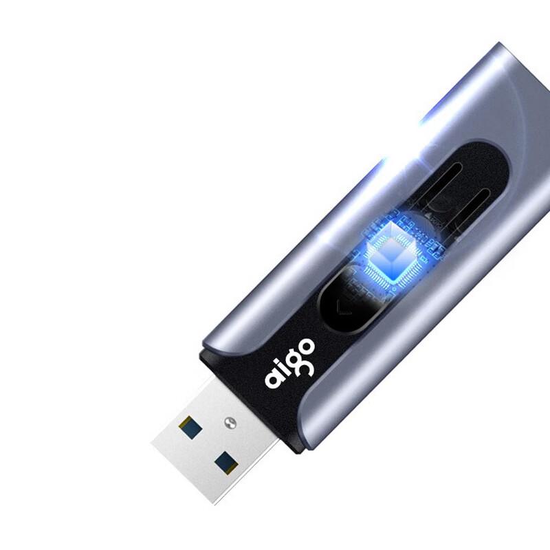 Aigo U335 Металлическая выдвижная флешка USB 3.0