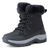 Winter New Warm Snow Boots High-top Large-size Velvet Women's Boots Outdoor Hiking Couple Non-slip Hiking Shoes