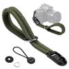 Camera Strap Camera Hand Strap Paracord Knitting Anchor Links with Triangle Ring for Cameras Green [Yullmu] SLR/Mirrorless