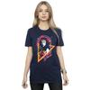 DC Comics Womens/Ladies Wonder Woman 84 Diana 80s Triangle Cotton Boyfriend T-Shirt