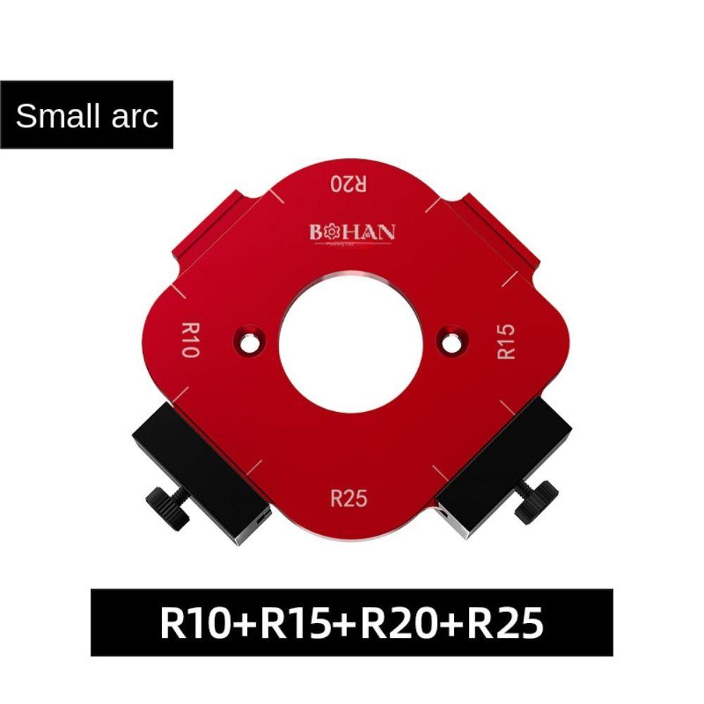 1/2pcs Aluminum Alloy Round Corner Positioning Mold Woodworking Arc Angle Positioning Template