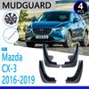 Mudguards Fit for Mazda CX-3 2016 2017 2018 CX3 CX 3 Car Accessories Mudflap Fender Auto Replacement Parts