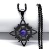 Ожерелье Узел Ведьмы Викка Луна для Женщин Мужчин Серебристый Цвет Нержавеющая Сталь Амулет Защиты Колдовства Украшения nudo de bruja