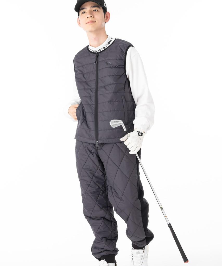 NEW ERA Golf Light Insulated Vest 15129460 Quilted Vest Insulated Round Outfit XL Graphite