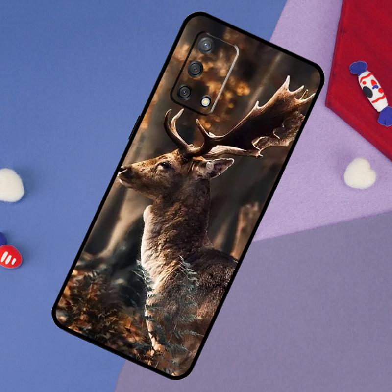 Deer Case For Oppo A5 Pro A6 A57 A17 A78 A54 A74 A94 A76 A16 A96 A18 A40 A60 A80 A38 A58 A98 A15