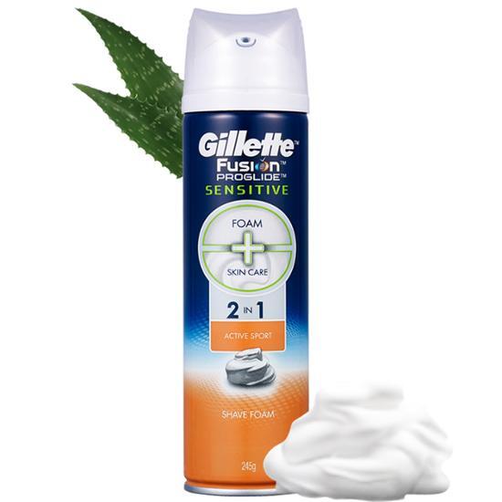 Gillette Пена для бритья ProGlide Sensitive 245г