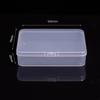Mini Boxes Rectangle Plastic Card Storage Box Practical Transparent Toolbox Bead Jewelry Case Display Organizer Container