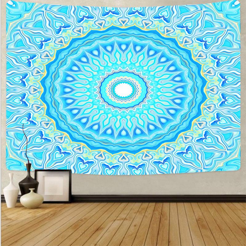 Tapestry Colorful Flow Paint Wall Hanging Mandala Tapestries Modern Art Psychedelic Home Decor Wall Decor