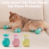 4 шт. чехол для кошачьих лап, защита от протечек, мягкие рельефные точки, защита от царапин, силиконовая защита кошачьих лап, товары для домашних животных
