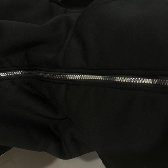 Unisex Balaclava Hoodie Warm Loose Hooded Jacket Zip-up Casual Jacket with Face Mask for Autumn Winter Outdoor Sports Street Wear