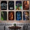 Mortal Kombat Iconic HD Poster Poster Vintage Tin Sign Metal Sign Decorative Plaque for Pub Bar Man Cave Club Wall Decoration