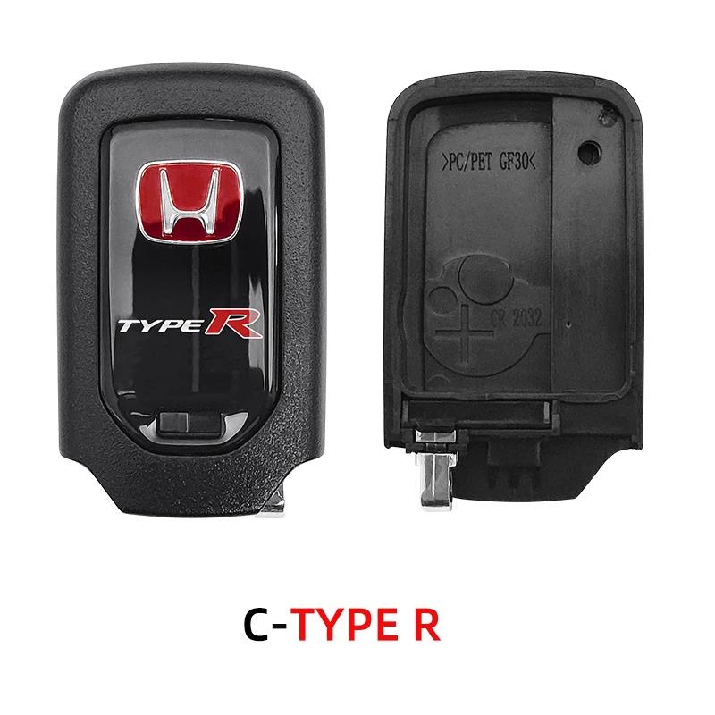 AYE1 1ocs Car Key Fob Pocket Cover Case For Honda Fit Jazz Civic CR-V HR-V Accord Jade Crider Odyssey Remote Protector Accessories