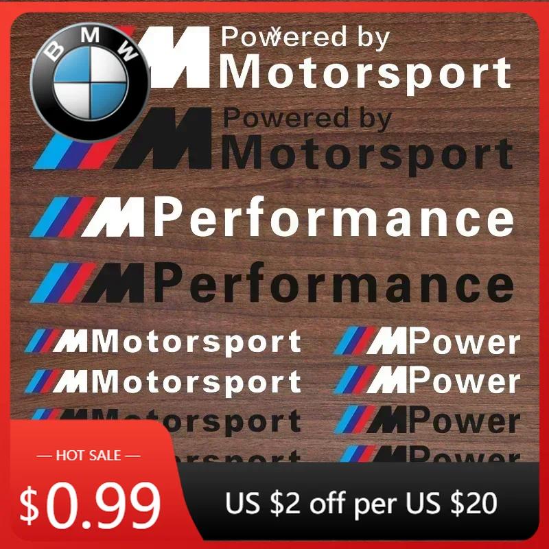 Interior Mouldings New Hots E60 E60 E93 E60 For BMW M X3 X5 X6 1set Car Badge Sticker Car Decoration Decal For Bmw M Performanc CVC1 b99