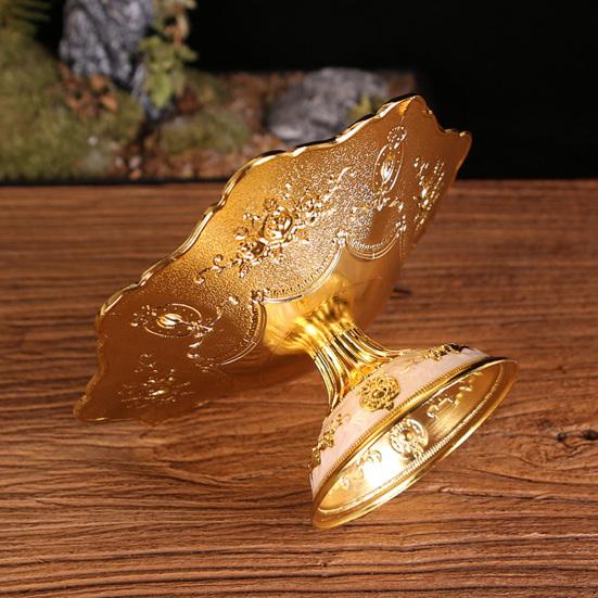 Поднос для фруктов с тиснением в европейском стиле, нескользящая декоративная тарелка из цинкового сплава, принадлежности для стола