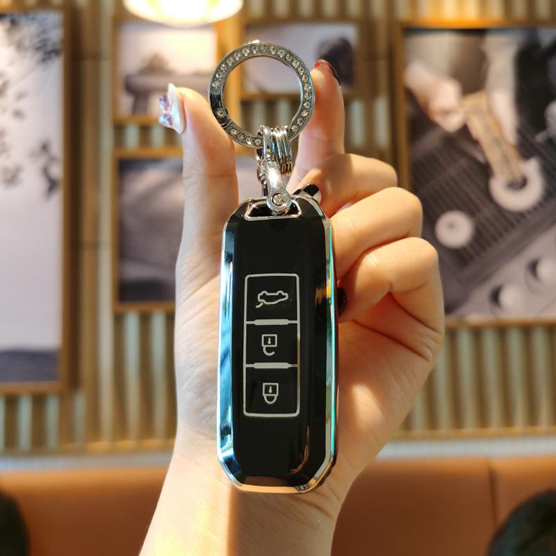 Чехол для ключа автомобиля Baojun для моделей 510, 730, 530, 560, 360, E200/E100, 310W, Wuling Mini - Женский дизайн