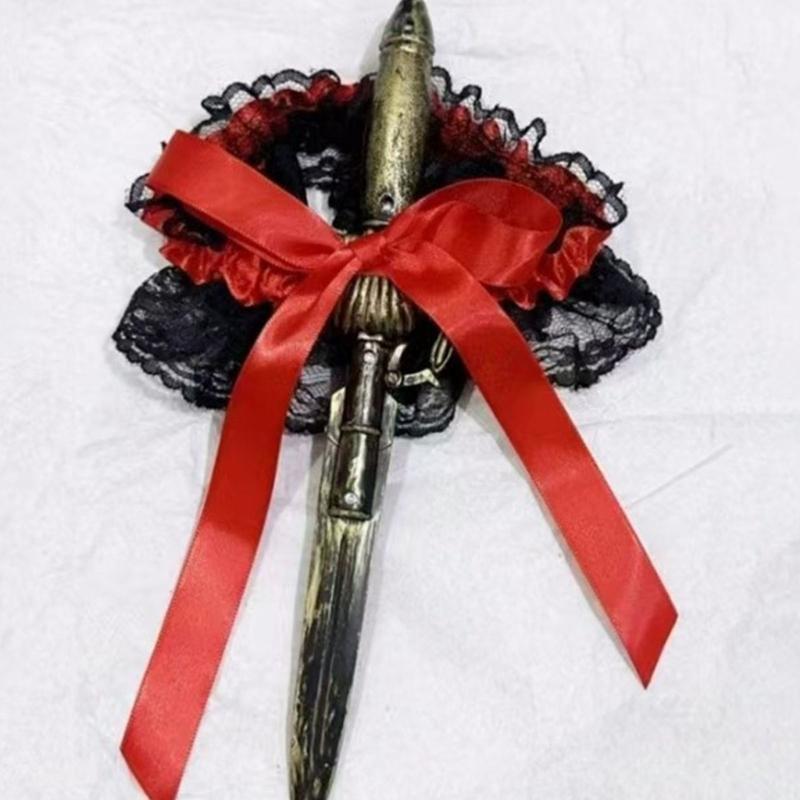 Хэллоуин Подвязка с цветком и пиратскими кинжалами Кольца для ног Мечи Ножны для ног для женщин Хэллоуин Пиратские костюмированные аксессуары