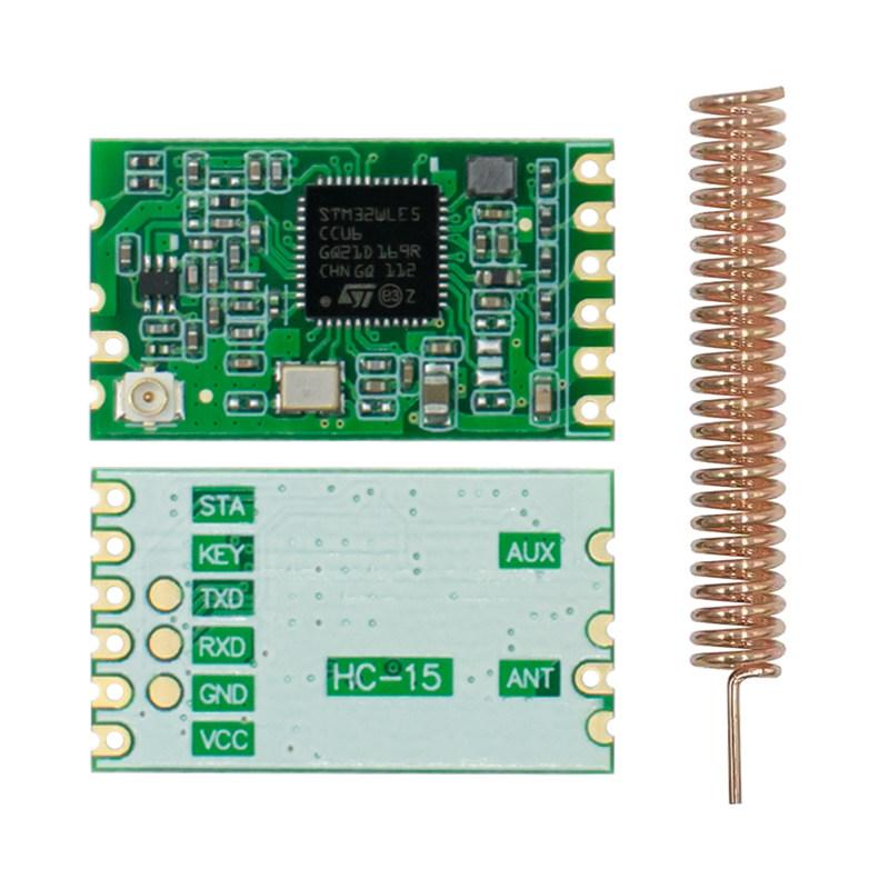 HC-15 Беспроводной модуль LoRa, 433 МГц, UART TTL Последовательная связь, 3,5 км, Трансивер данных дальнего действия