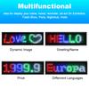 1pc Bluetooth LED Digital Badge Insignia Business DIY Programmable Scrolling Message Board Rechargeable LED Display Name Badge