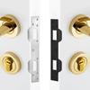 Metal Door Strike Plate Rustproof Security Front Door Security Devices Reinforcement Plate with 5-1/2 Inch Hole