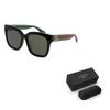 GUCCI Eyewear Double G Square frame Sunglasses (Unisex) Sunglasses GG0034S