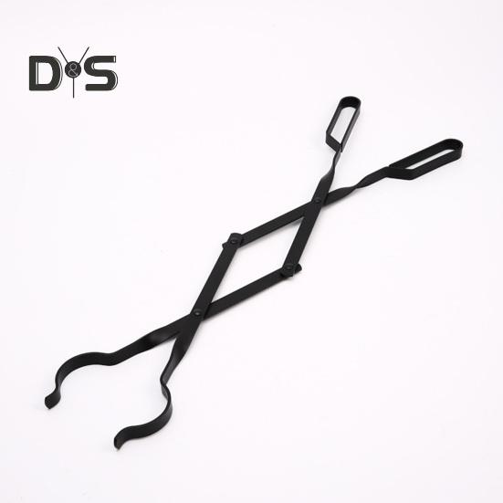 26-дюймовые щипцы для камина, сверхмощный железный захват для бревен, пинцет для бревен, коготь для бревен с длинной ручкой, щипцы для дров, аксессуары для камина для внутреннего и наружного применения