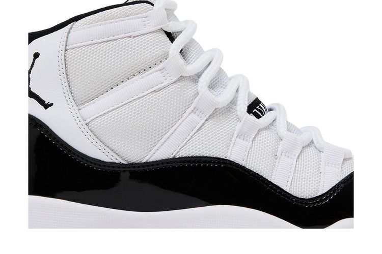 Детские кроссовки Jordan 11 Retro Concord (2018) (GS) Белый/Черный-Конкорд