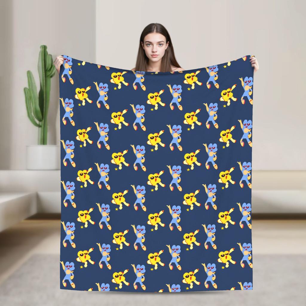Super Soft Blanket Camping BFDI All Characters Throw Blanket BFDI Flannel Bedspread For Bedroom Pattern Sofa Bed Cover