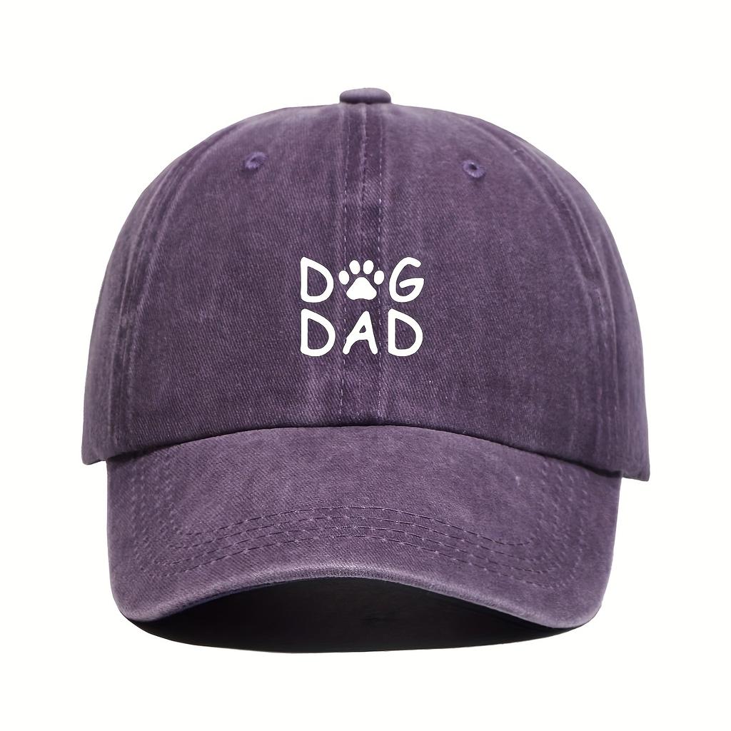 pc Dad Paw Print Baseball Cap Adjustable Comfortable Breathable Suitable For Daily Wear Outdoor Leisure Theme Parties