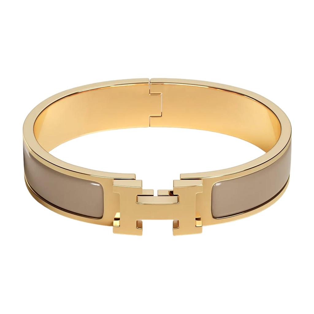 HERMES Clic H Enamel Bangles Women's 700001F 19