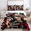 3pcs Roronoa Zoro's Epic Battle Bedding Set Includes Comfortable Bedding with Stylish Design for Bedroom,  H071