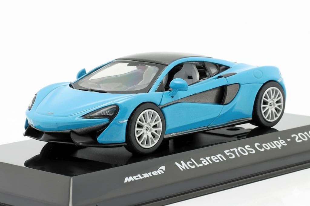ALTAYA Миниатюрная модель автомобиля 1/43 McLaren 570S Coupe 2016 (Синий металлик) с чехлом